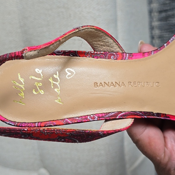Banana Republic paisley slingback - Picture 4 of 6